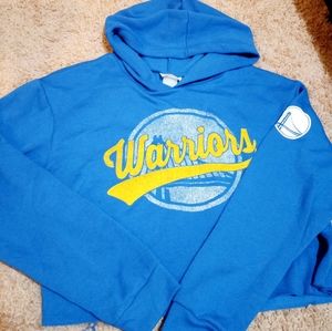 NWOTs Golden State Warriors Cropped Sweater